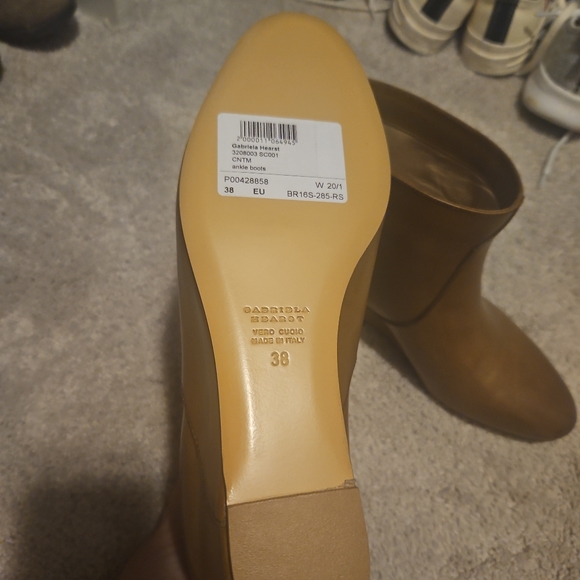 Gabriela Hearst Gorkin leather ankle wedge boots - Picture 3 of 5